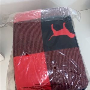 Plaid pink cozy blanket